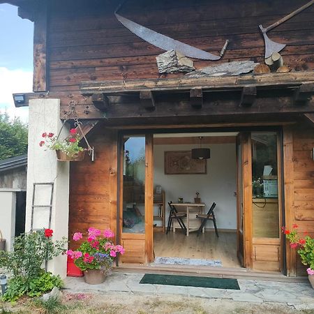 Beau Studio Dans La Vallee De Chamonix Les Trabets Extérieur photo
