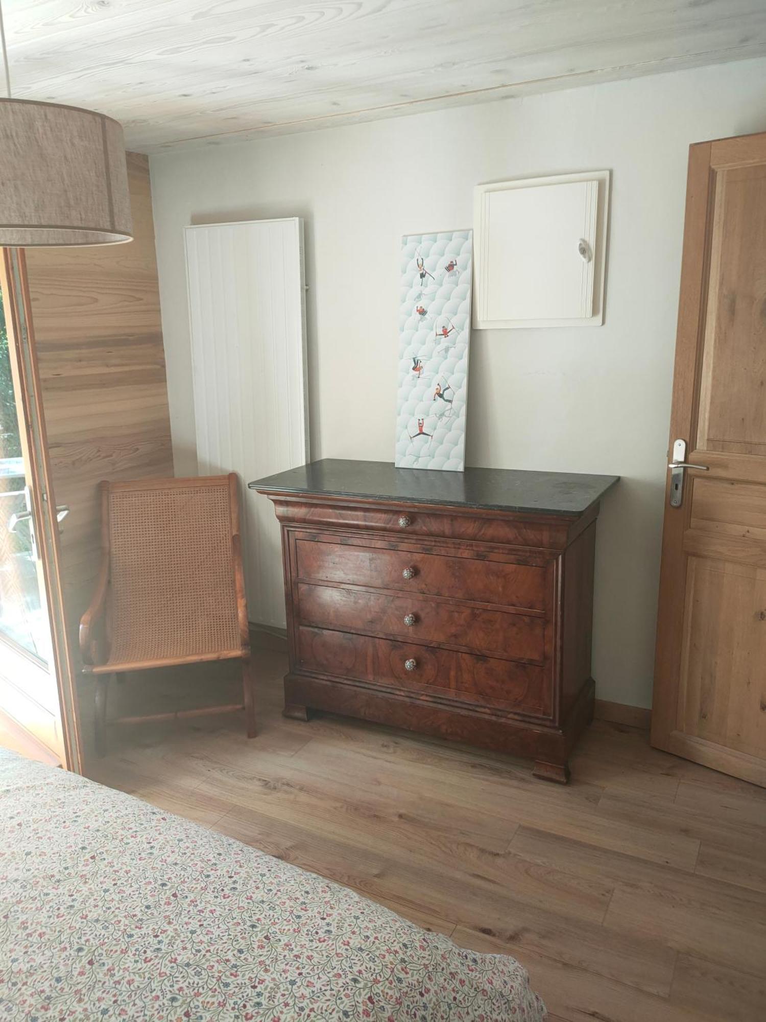 Beau Studio Dans La Vallee De Chamonix Les Trabets Extérieur photo