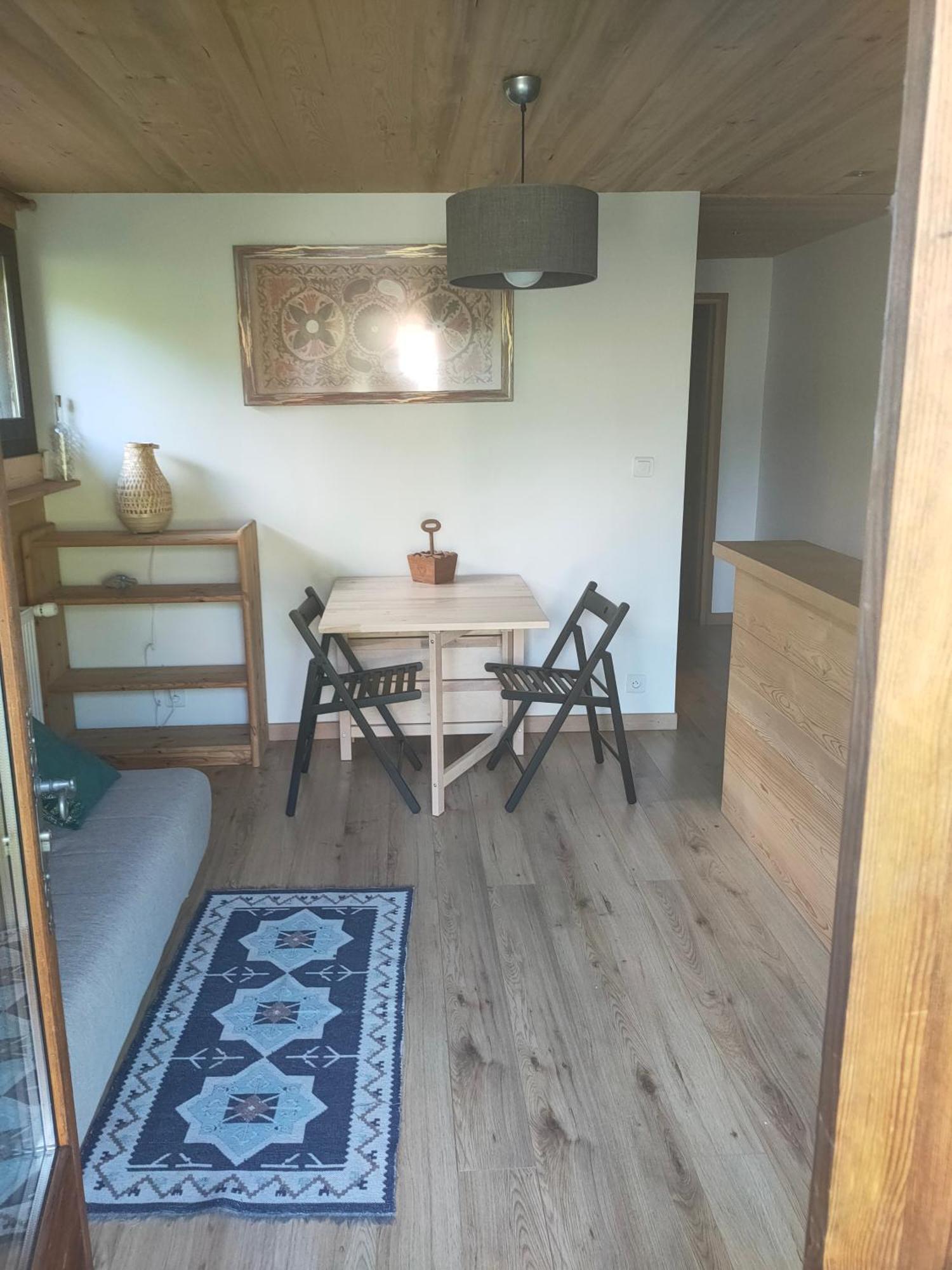 Beau Studio Dans La Vallee De Chamonix Les Trabets Extérieur photo