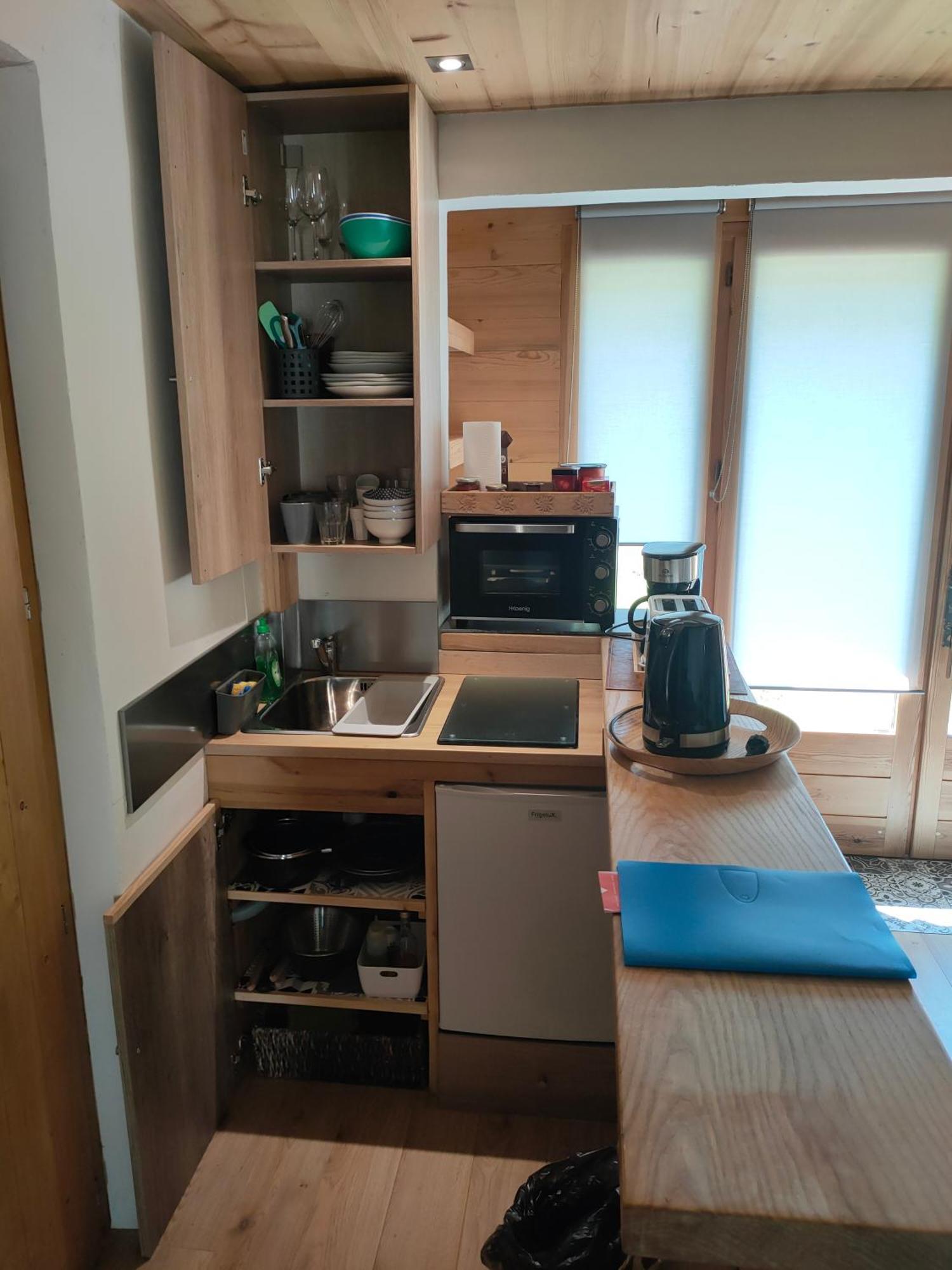 Beau Studio Dans La Vallee De Chamonix Les Trabets Extérieur photo
